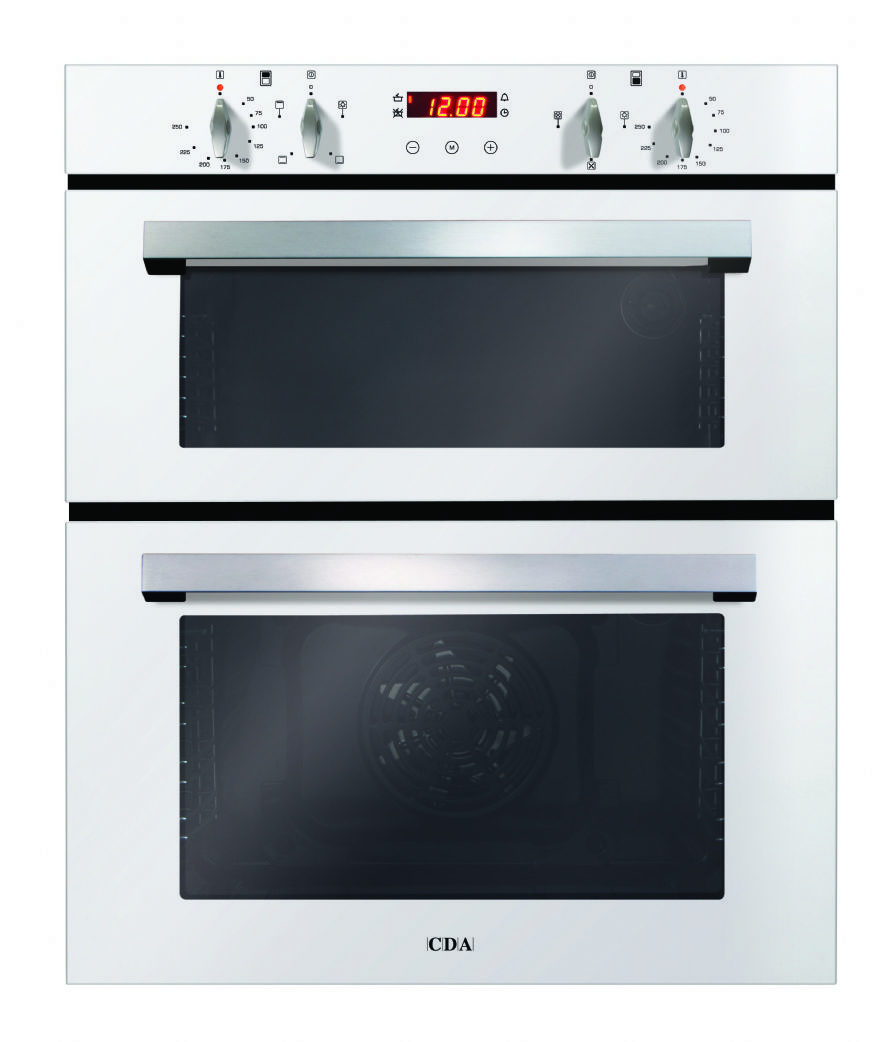 Cda DC740SS Double Built Under Electric Oven in Stainless Steel